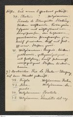 Nachlass Franz Steindachner, Liste (zu Inv.Nr. 537.01) von Prinzessin Therese von Bayern an Franz Steindachner, Inv.Nr. 537.06, Seite 18